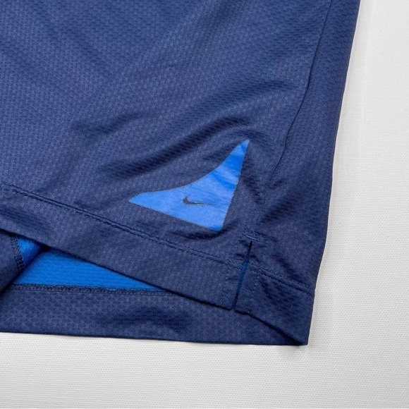 Nike Golf Fit Dry Polo Shirt Blue Preppy Resort Vacation Summer Short Sleeve - Picture 3 of 15